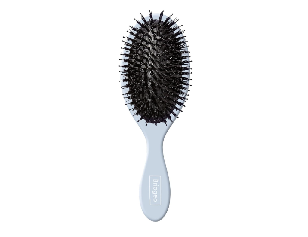 best brush for curly hair, briogeo vegan boar bristle brush